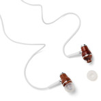 NRG In-Ear Wood Headphones // White