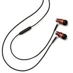 NRG In-Ear Wood Headphones // Black