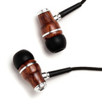 NRG In-Ear Wood Headphones // Black