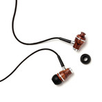 NRG In-Ear Wood Headphones // Black