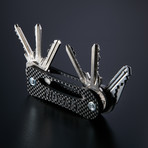 TIDY-KEY // Carbonfibre + Knife