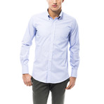 Eraldo Dress Shirt // Blue + White (43)