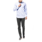 Eraldo Dress Shirt // Blue + White (38)