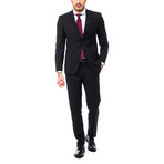 Nunzio Classic Fit Suit // Black (Euro: 62)