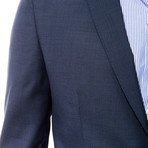 Trussardi // Santino Classic Fit Suit // Blue, Black (Euro: 46)