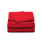 Luxury Bamboo Sheets // Brick Red (Double)