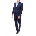 Omero Slim Fit Suit // Blue (Euro: 50)