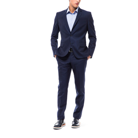 Omero Slim Fit Suit // Blue (Euro: 46)