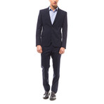 Trussardi // Adelmo Classic Fit Suit // Blue Pinstripe (Euro: 50)