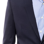 Trussardi // Adelmo Classic Fit Suit // Blue Pinstripe (Euro: 46)