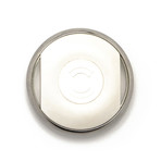 B2-10-A1-WHI-GRN-SIL-1 - New Buddy Smart Button // White (Green Button) (White Button)