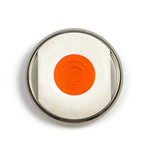 B2-10-A1-WHI-GRN-SIL-1 - New Buddy Smart Button // White (Green Button) (Green Button)