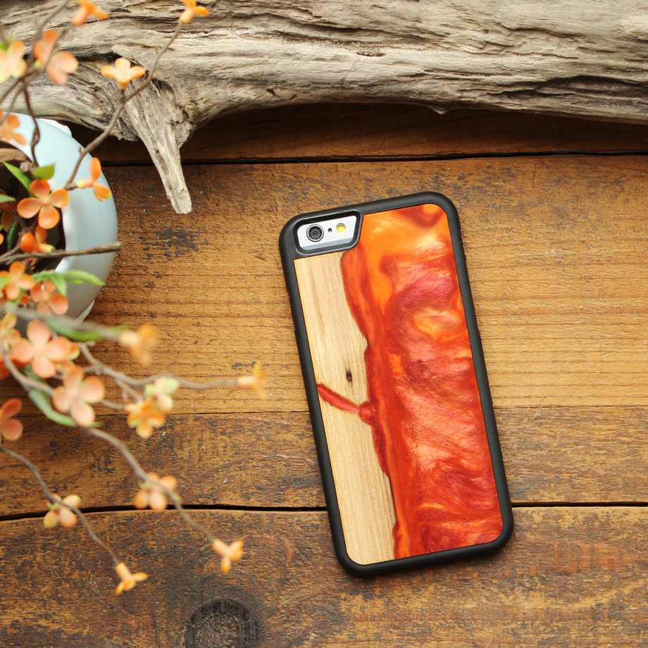 Carved Handmade Wood & Resin iPhone Cases Touch of Modern