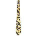 Abstract Silk Tie // Yellow + Black