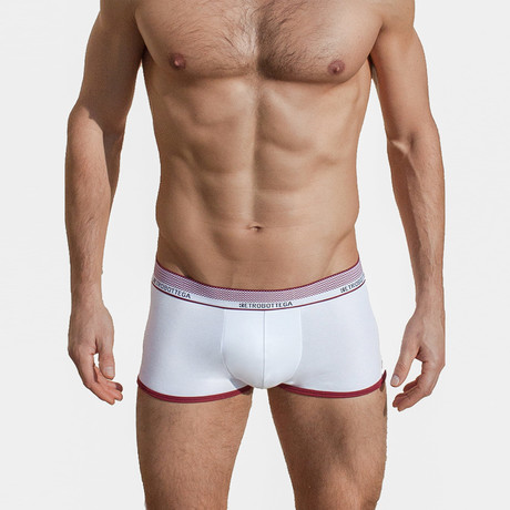 Quadro Trunk // White + Red (S)