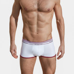 Quadro Trunk // White + Red (XL)