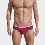 Quadro Brief // Red + White (S)