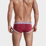 Quadro Brief // Red + White (S)