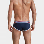 Santamonica Brief // Navy + White (S)