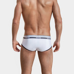 Bondi Brief // White + Black (L)