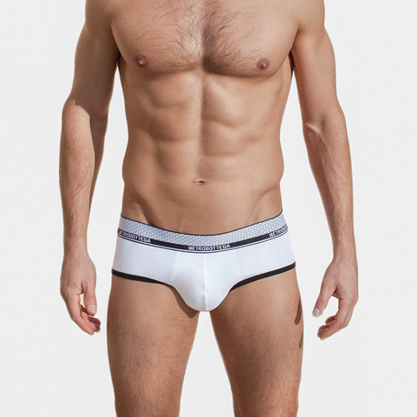 Bondi Brief // White + Black (S)