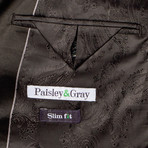 Slim Notch Lapel Tuxedo Jacket // Black (US: 36R)