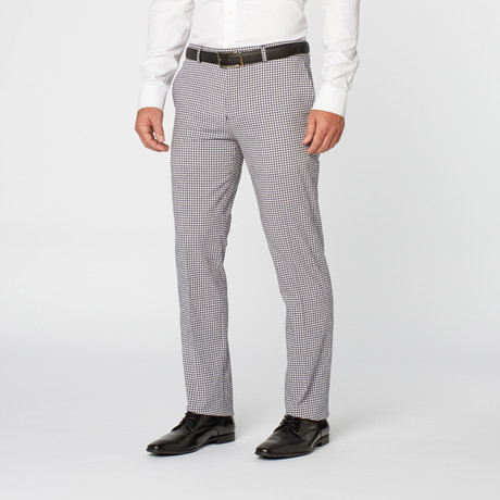 George Gingham Pant // Navy (28WX32L)