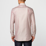 Plaid Dress Shirt // Berry + Beige (US: 15.75 x 35)