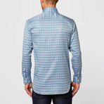Plaid Dress Shirt // Navy + French Blue (US: 15.75 x 35)