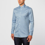 Plaid Dress Shirt // Navy + French Blue (US: 15.5 x 35)