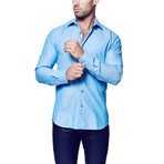 Maceoo // Flavour Granit Dress Shirt // Blue (XL)