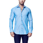 Maceoo // Flavour Granit Dress Shirt // Blue (XL)