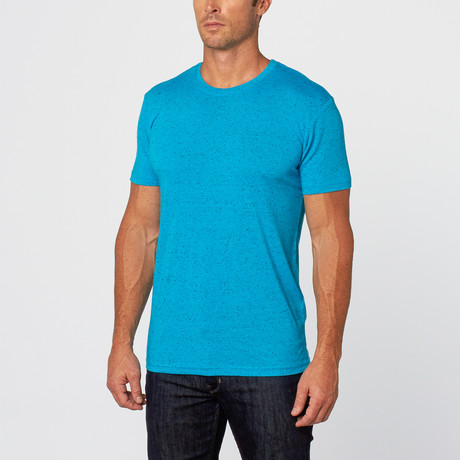 Flushing Fleck Crewneck // Turquoise (XS)