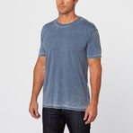 Tribeca Burnout Crewneck // Denim (L)