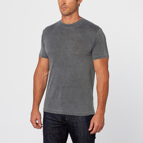 Tribeca Burnout Crewneck // Charcoal (XS)