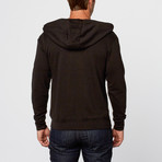 Alphabet City Unisex Triblend Zip Hoodie // Black (3XL)