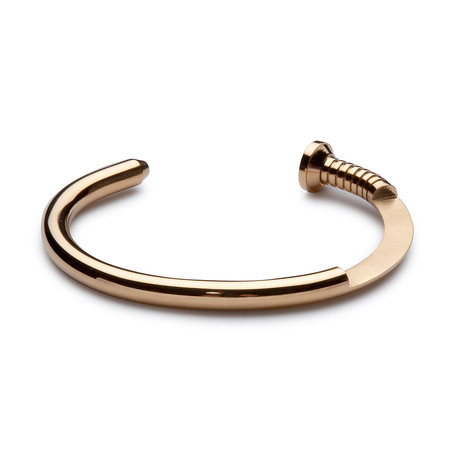 Steel Nail Cuff // Gold