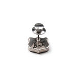 Bullet Shield Pin // White Bronze