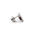 Bullet Shield Pin // White Bronze