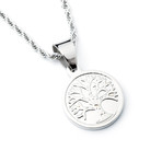 Tree Of Life Necklace // Stamped