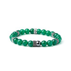 Dell Arte // Aventurine + Hematite Bracelet // Green