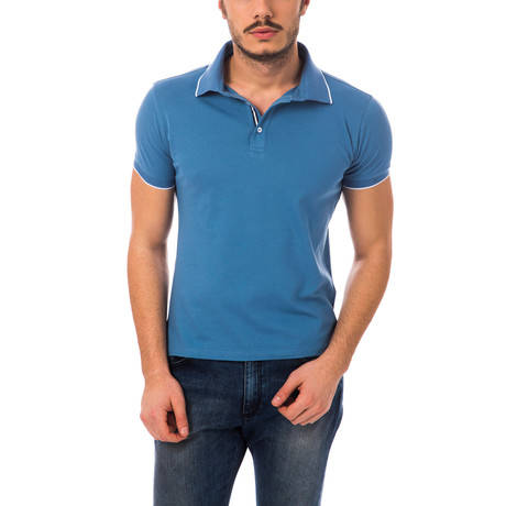 Bagutta // Basic Seal Polo // Sky (XL)