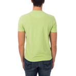 Bagutta // Basic Polka Dot T-Shirt // Green (M)