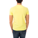 Basic Polka Dot T-Shirt // Lime (XL)