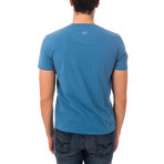 Bagutta // Basic Polka Dot T-Shirt // Sky (M)