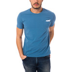 Bagutta // Basic Polka Dot T-Shirt // Sky (M)