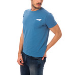 Bagutta // Basic Polka Dot T-Shirt // Sky (M)