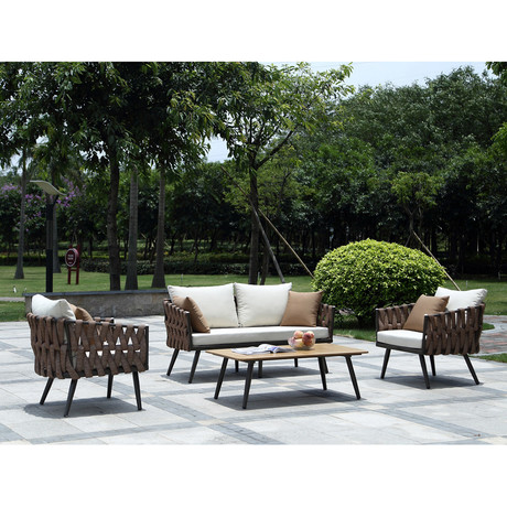 Adele Conversation Patio Set // 4 Pieces