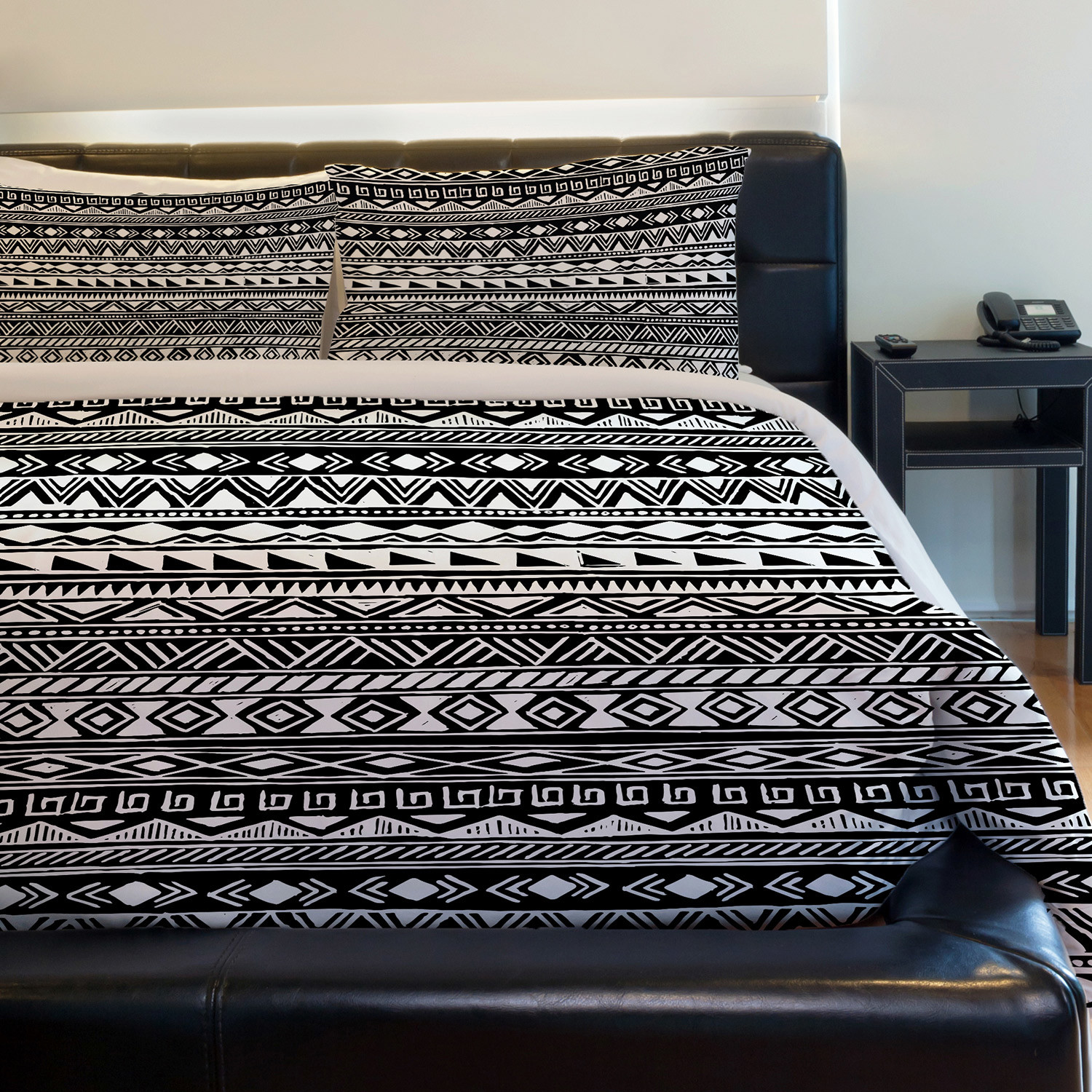 Tribal Stripes Duvet Cover // Black (Twin) - One Bella Casa - Touch of ...