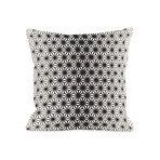 Geo Stars Pillow // Black + Gray (16"L x 16"W x 3"H)